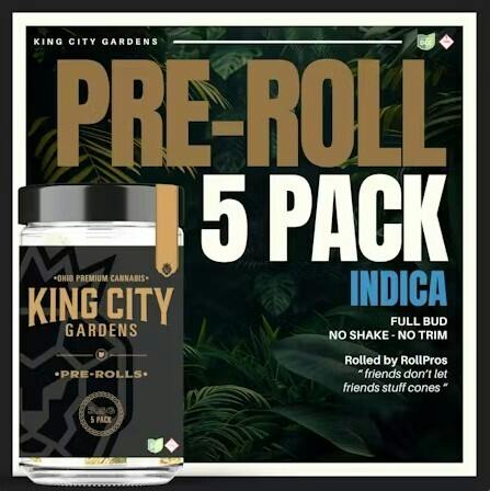 King City Gardens - Garlic Breath SSU Flower Pre-Roll - 5 Pack