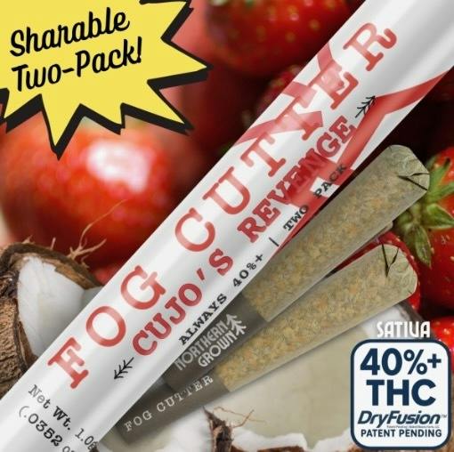 Cujo's Revenge Fog Cutter 2PCK Infused .5G Joints at Gas Gas Medical