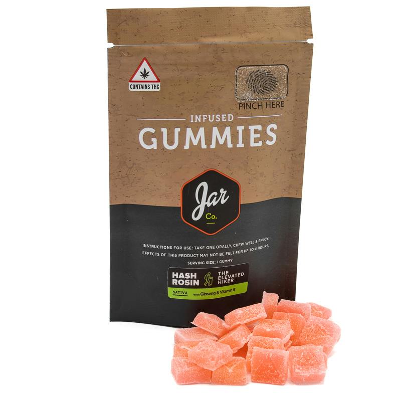 JAR Plain Hash Rosin Gummies 1000mg 20pc