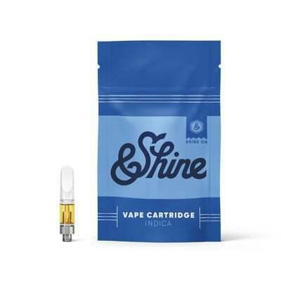 Mango 0.5g Indica &Shine Cart at Peake ReLeaf Rockville Dispensary