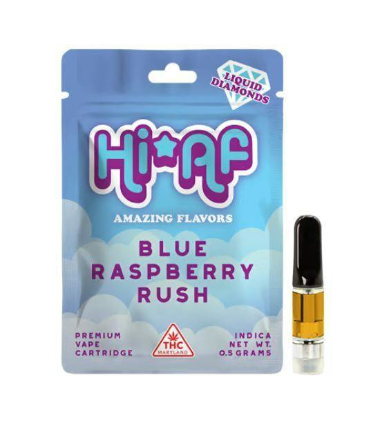 Blue Raspberry 0.5g Indica HiAF Cart