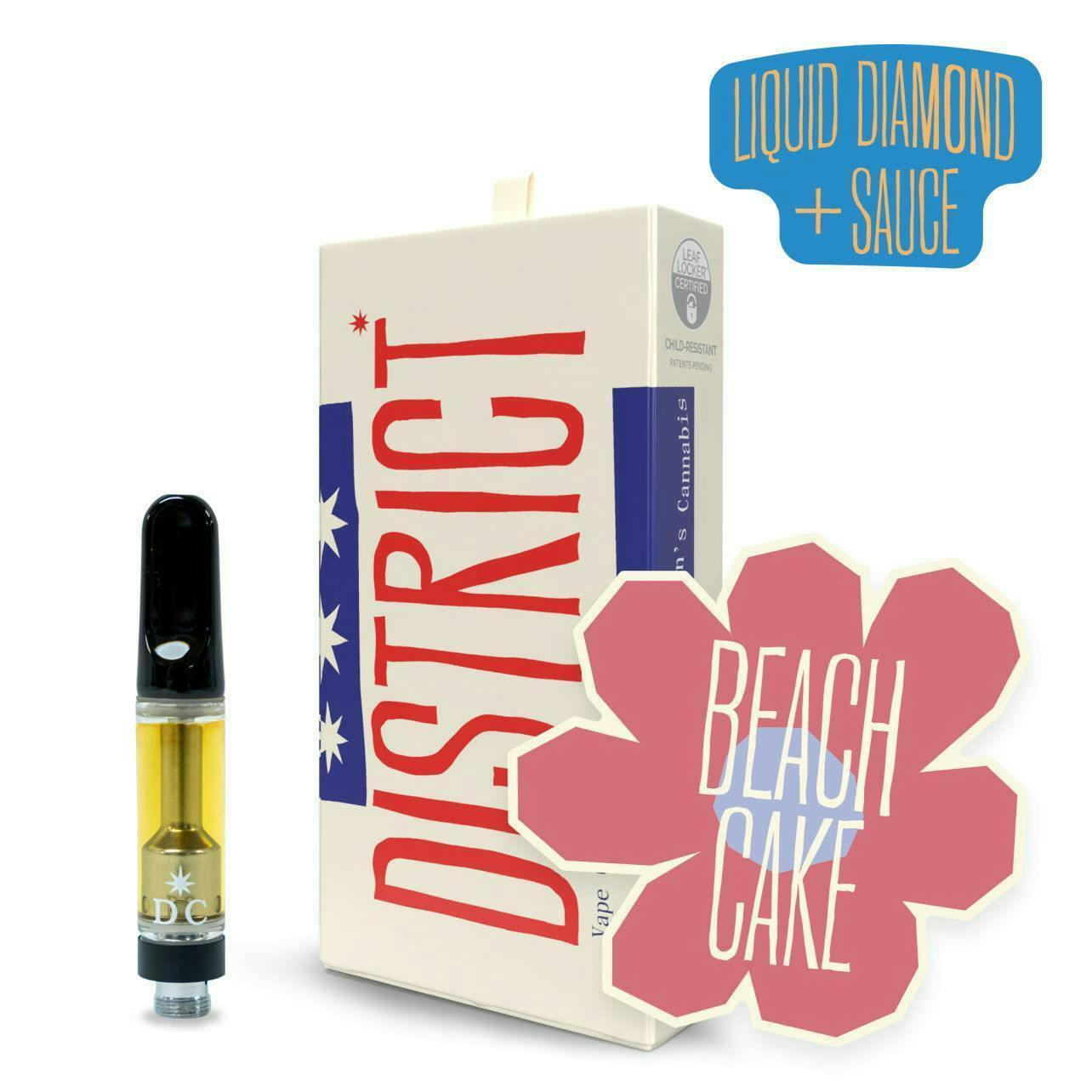 Beach Cake 1g Liquid Diamonds & Sauce Cart