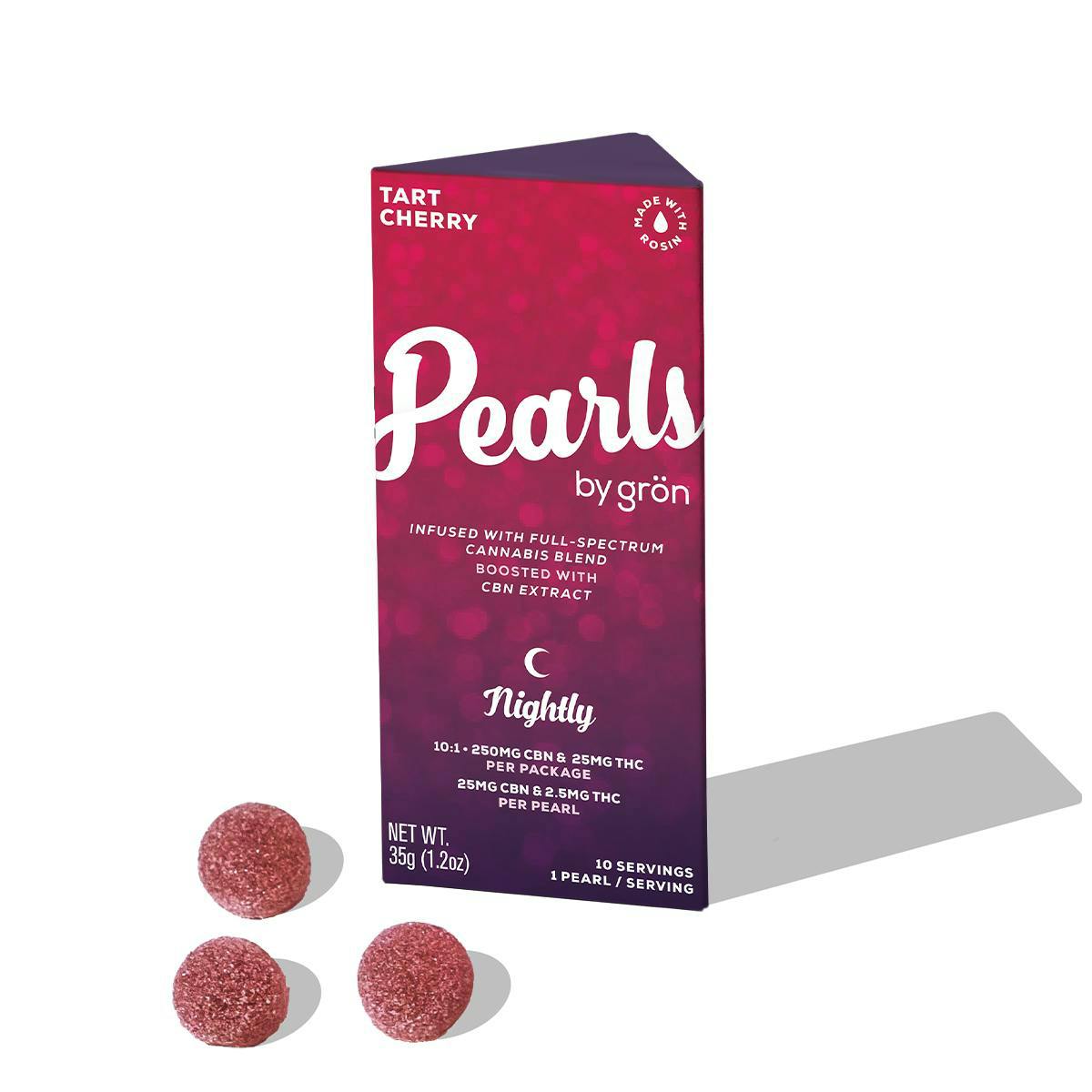 Gron Pearls Tart Cherry Nightly Gummies 10:1 [25mg]