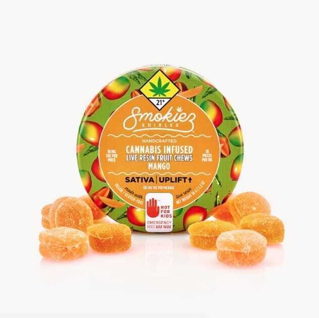 Mango Live Resin Fruit Chews | 100mg | 20ct | 5mg/ea