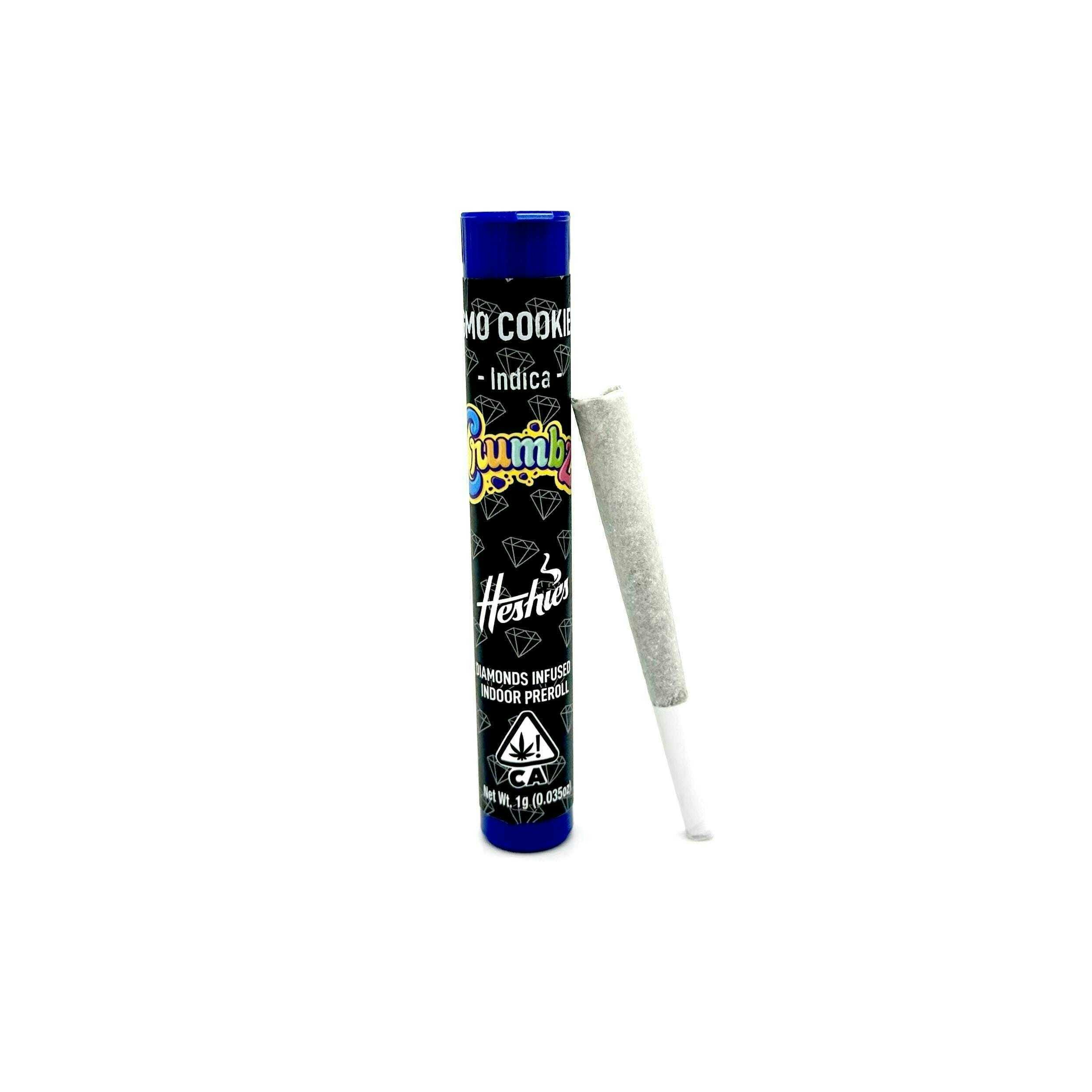 CRUMBZ Diamond 1g Infused Preroll - GMO Cookies — Heshies