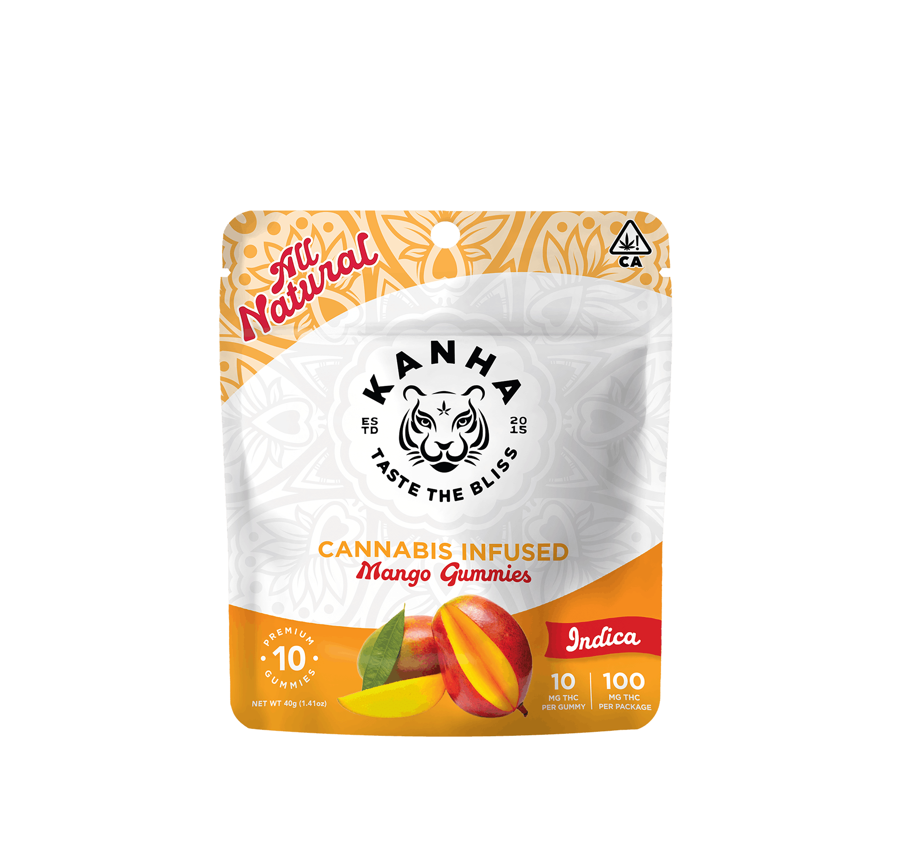 Mango | Classic | Indica | 100mg THC | 10-pack