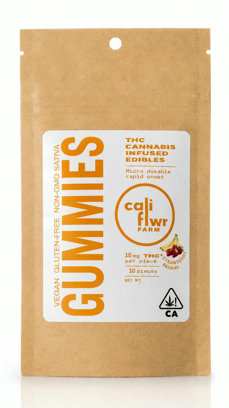 Cali Flwr Farm 2.6g Gummies - Strawberry Banana