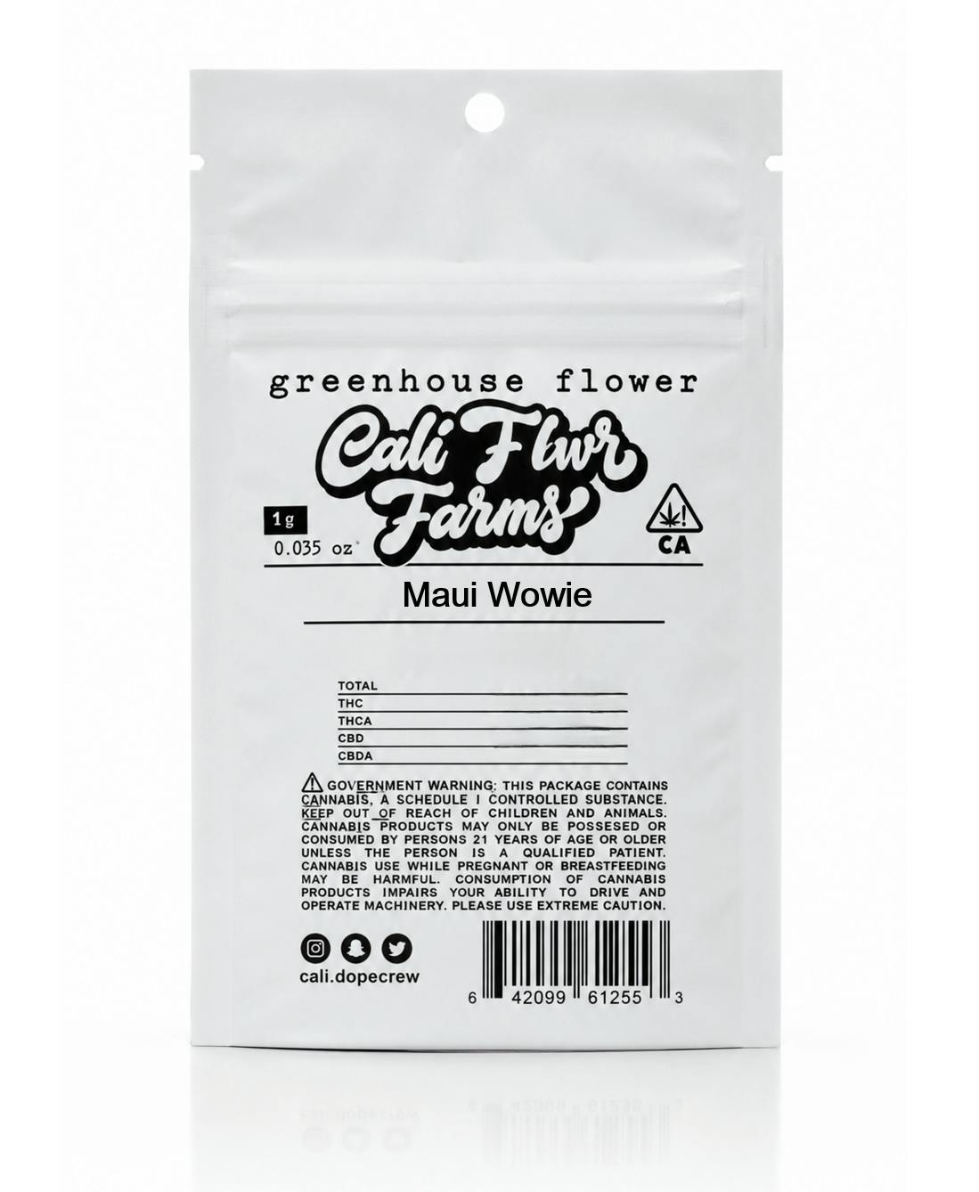 Cali Flwr Farms: Maui Wowie