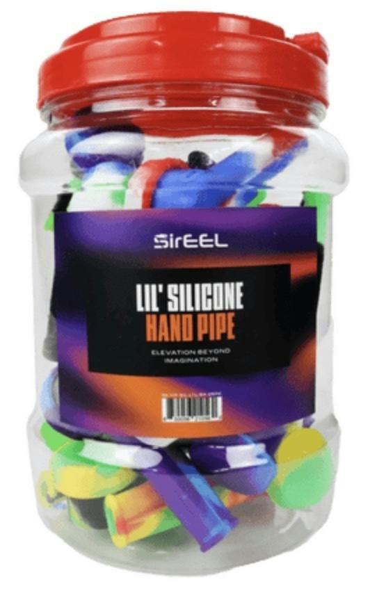 SirEEL Little Silicone Hand Pipe - Pop Cap Top at Hempire