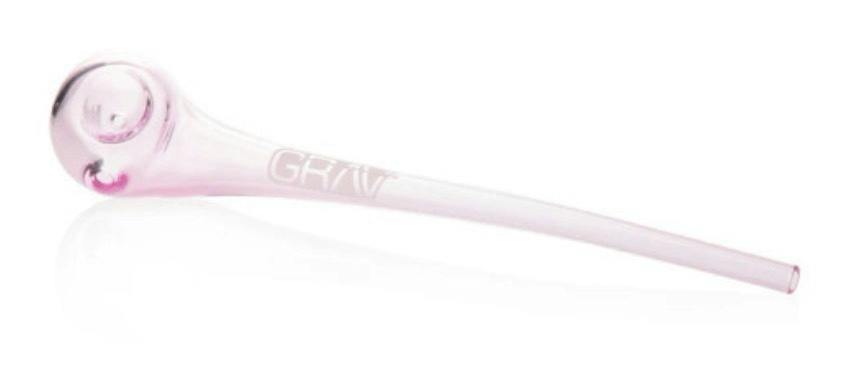 10" Gandalf Grav Glass Pipe - Pink