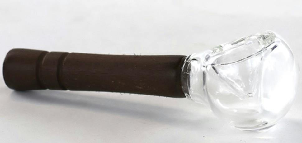 SirEEL 5" Wood Accent Spoon Pipe