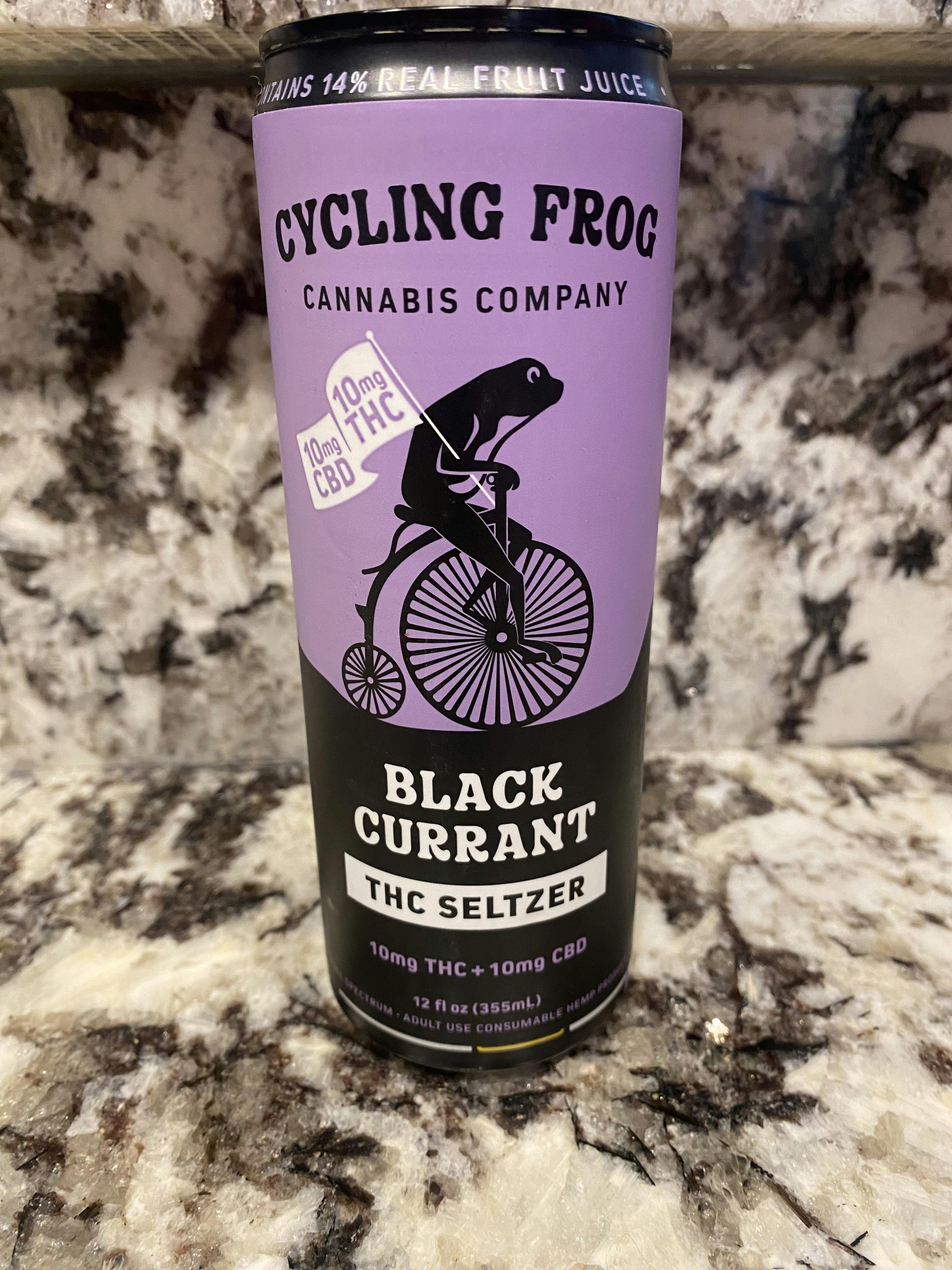 Cycling Frog Black Currant THC Seltzer at Hempire