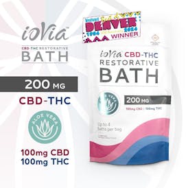 IOVIA - Bath Salts 100:100mg THC:CBD - Aloe Vera