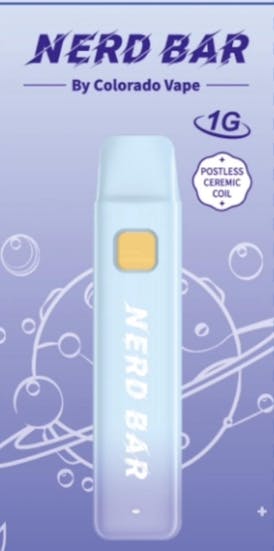 NERD BAR - Live Rosin Disposable Vape 1g - Lychee Kush