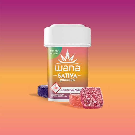 WANA - Distillate Gummies 2000mg [MED] - Lemonade Stand (H)