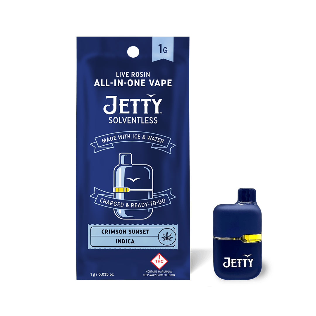 JETTY - Live Rosin AIO 1g [MED] - Crimson Sunset