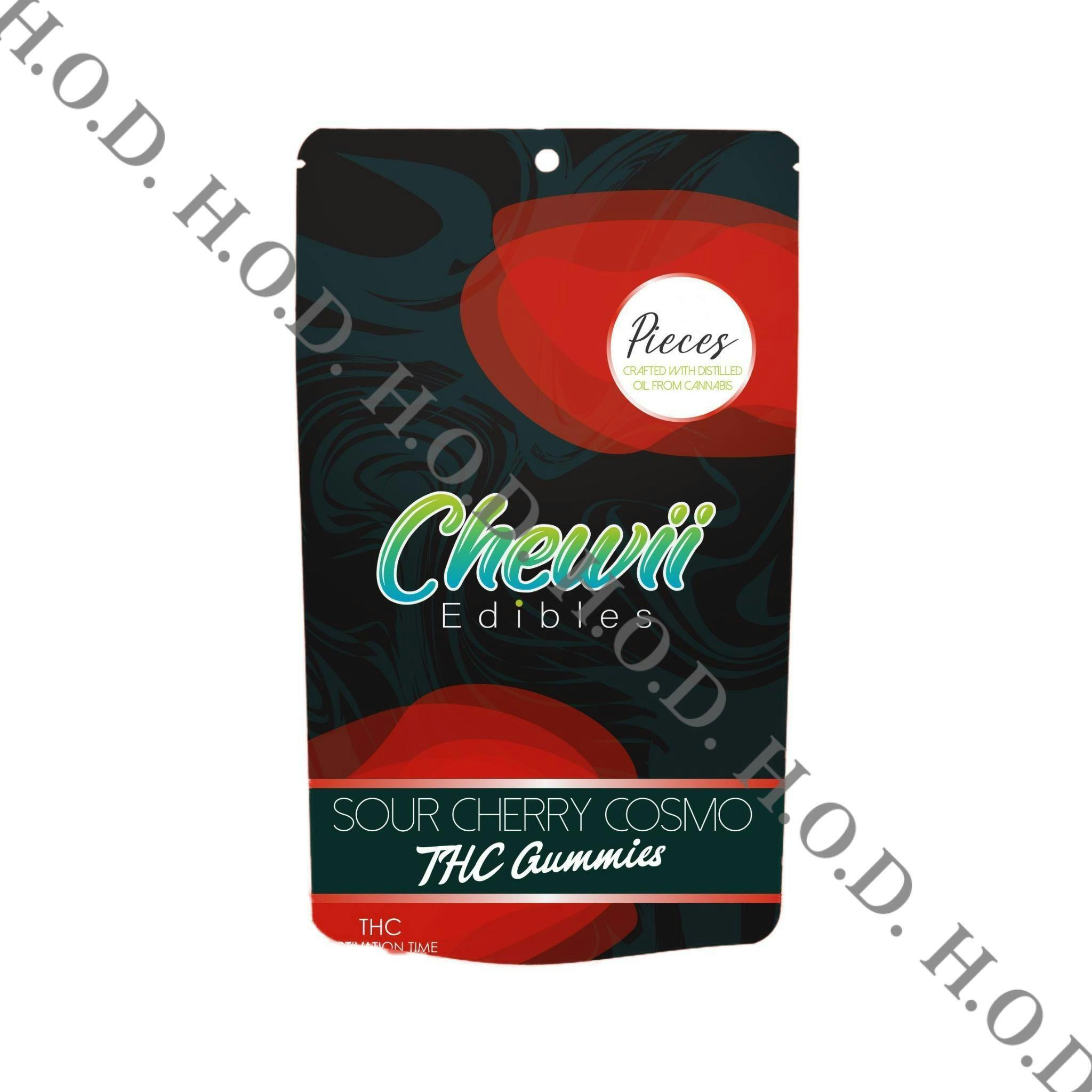 Chewii Sour Cherry Cosmo Fast Acting Gummies