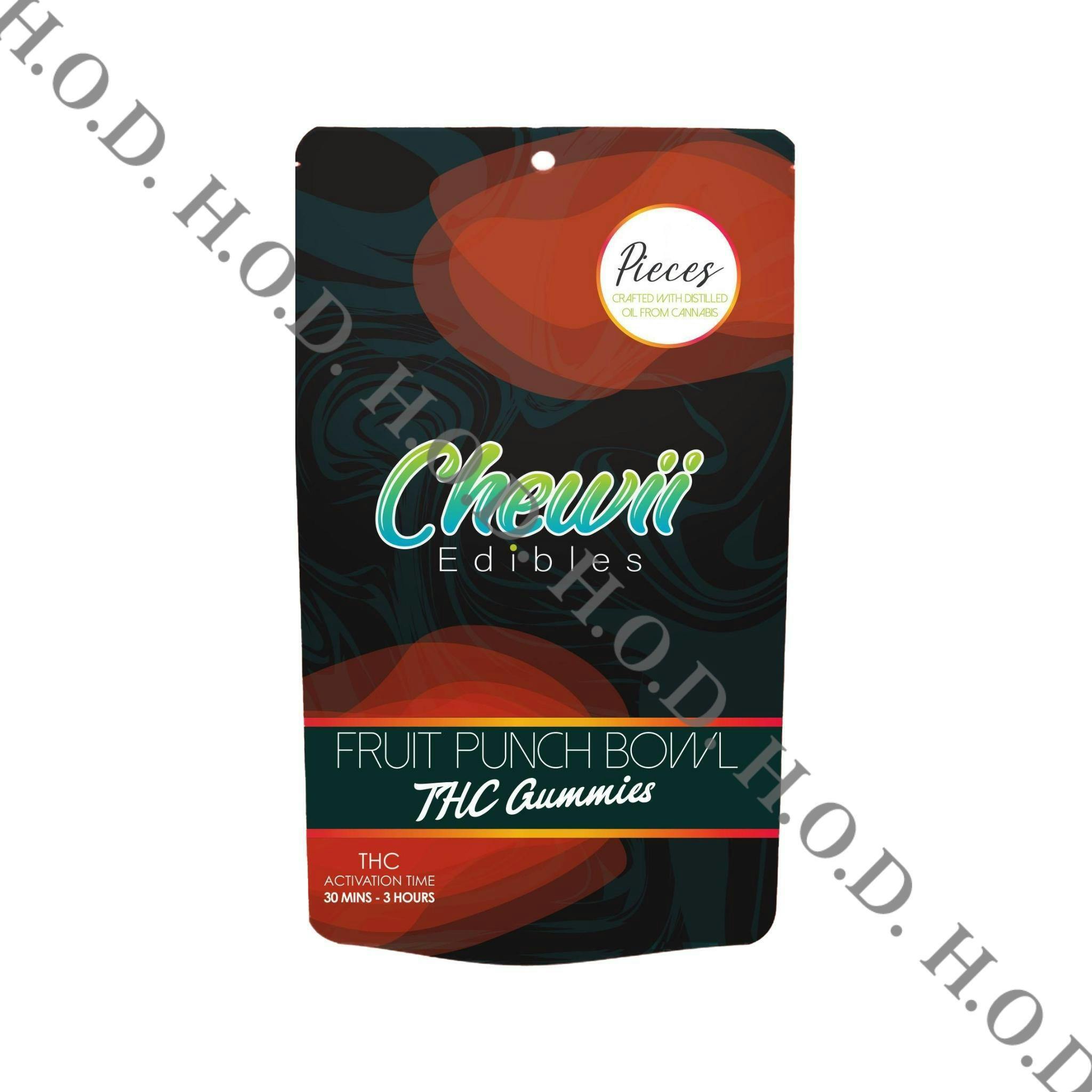 Chewii Fruit Punch Fast Acting Gummies