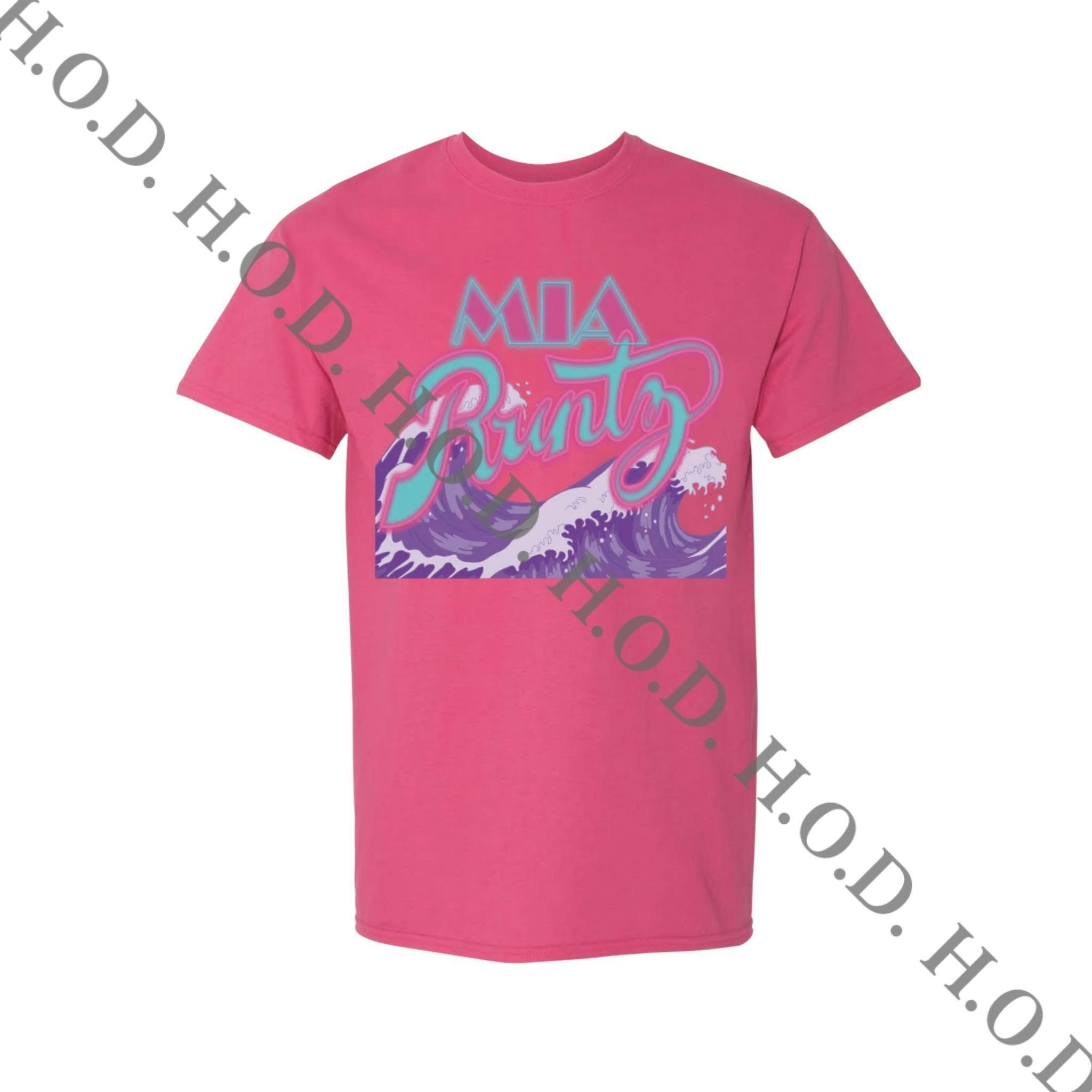 MIA Runtz Wave Pink Short Sleeve Tee 2XL