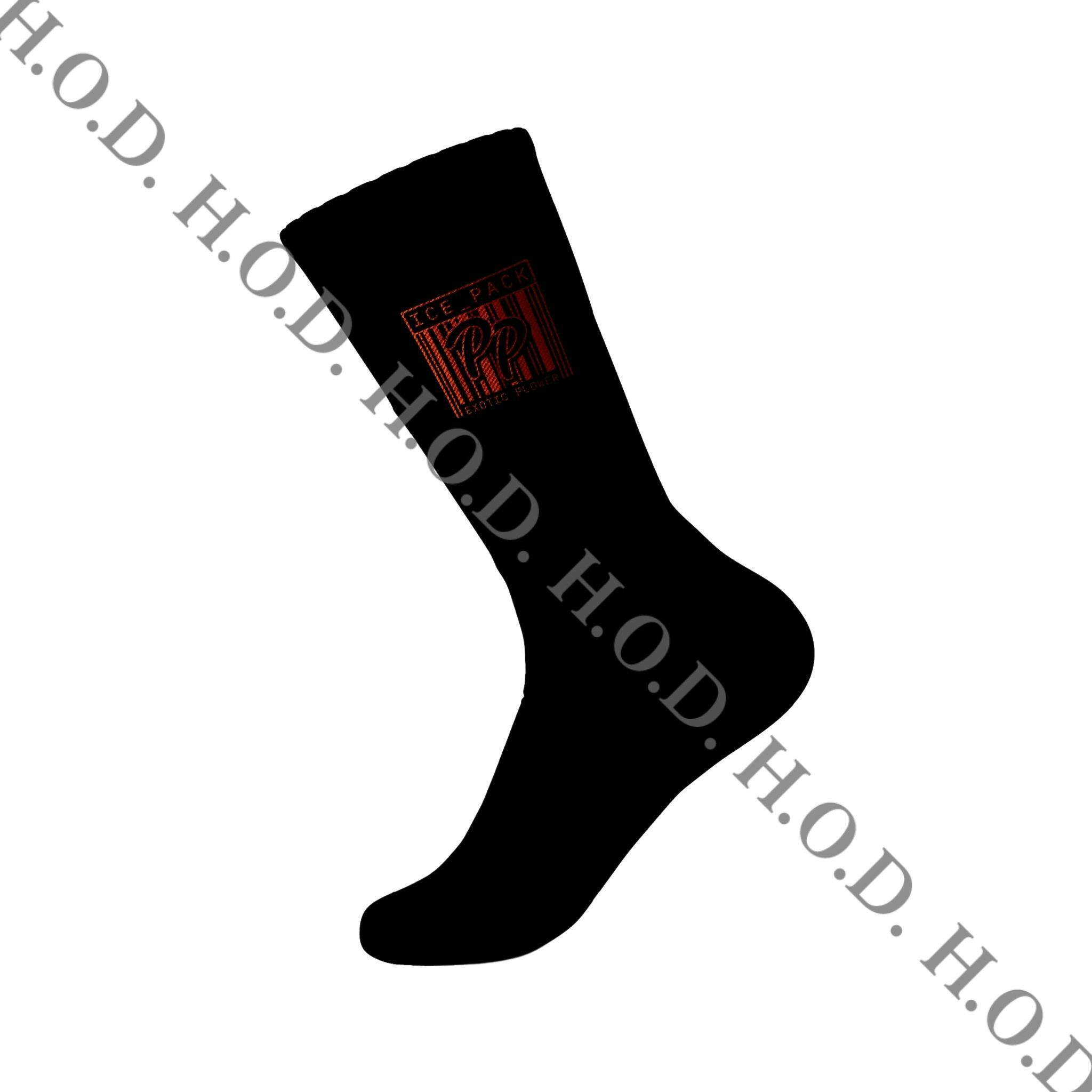 Pressure Pack x Ice Pack Black/Orange B.Code Socks