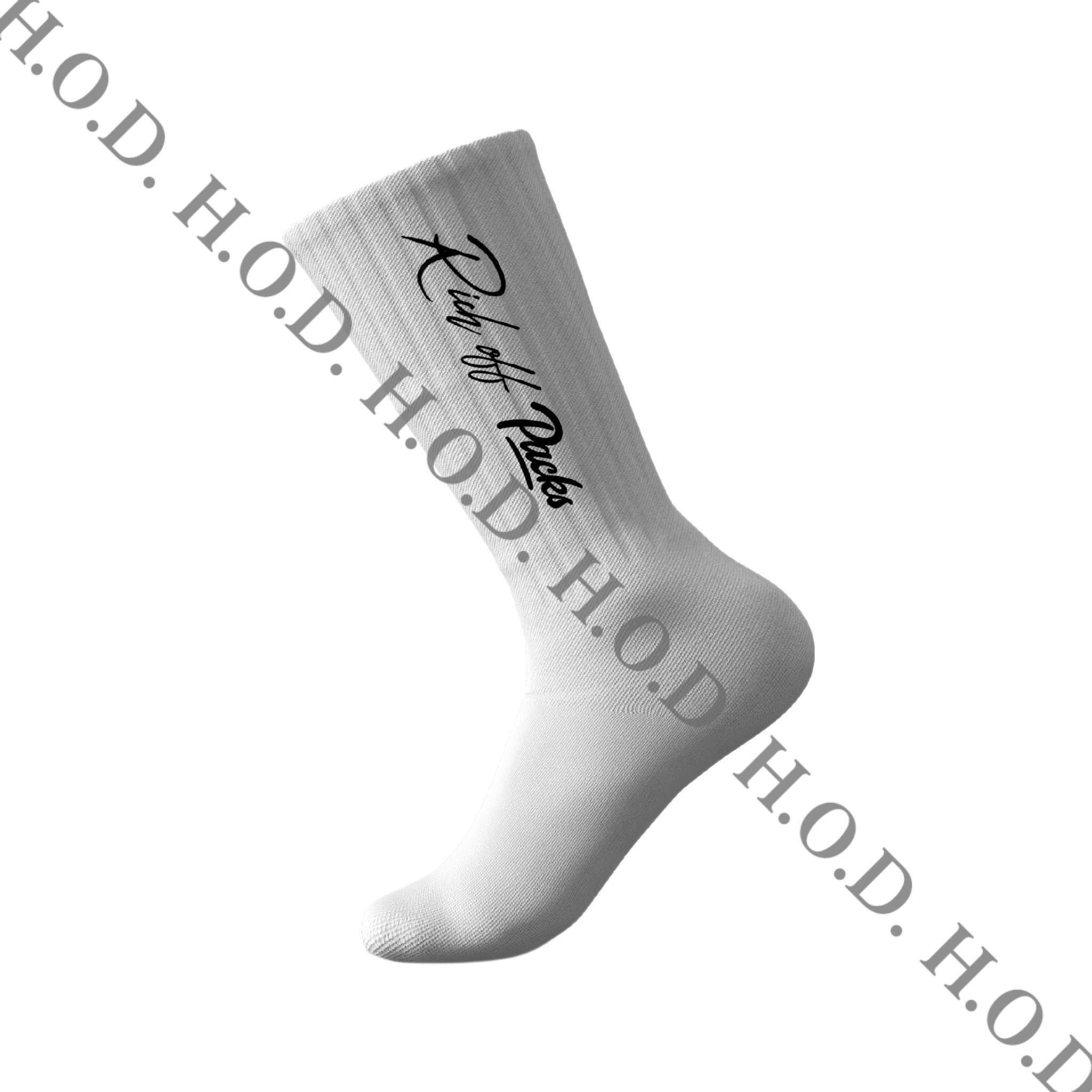 Pressure Pack x Ice Pack White/Black R.O.P. Socks