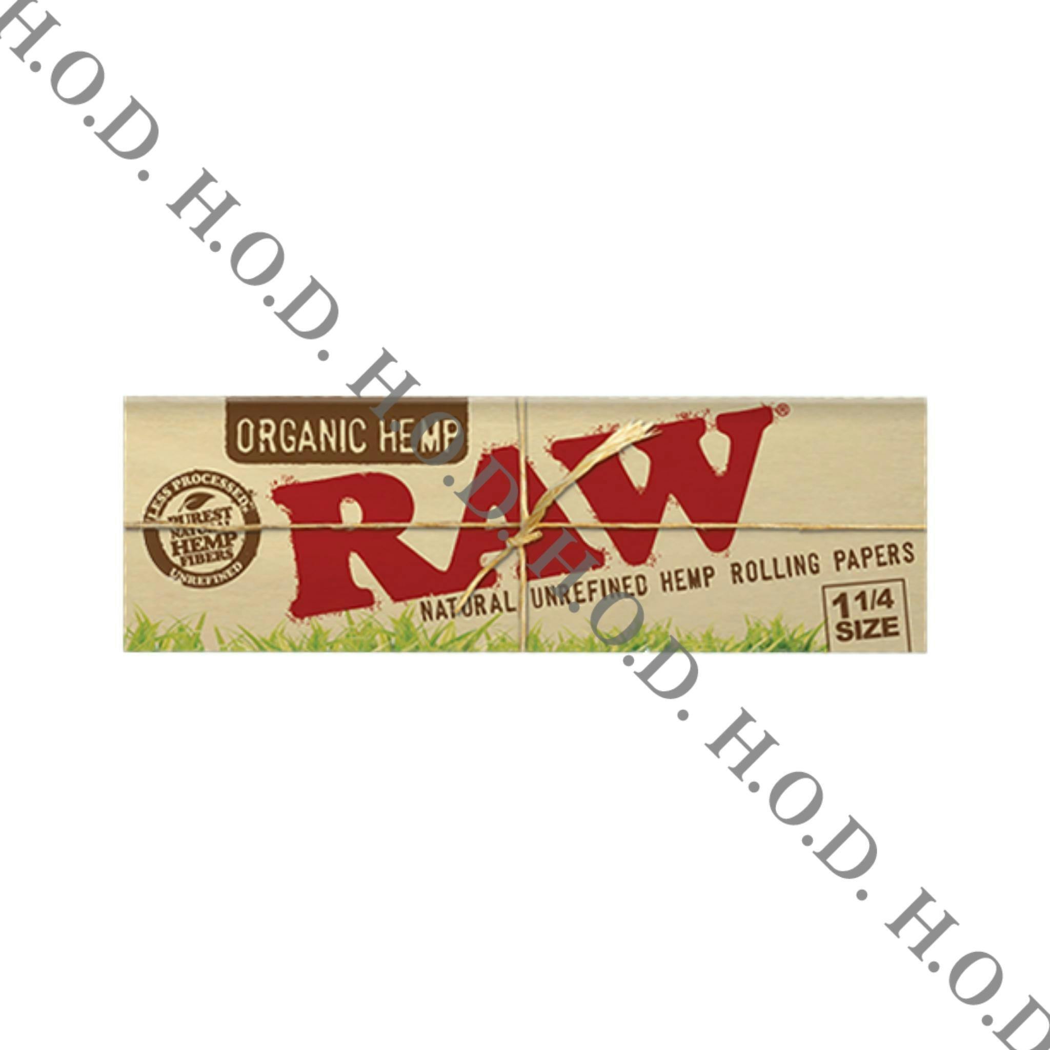 Raw Organic Hemp Rolling Papers 1 1/4