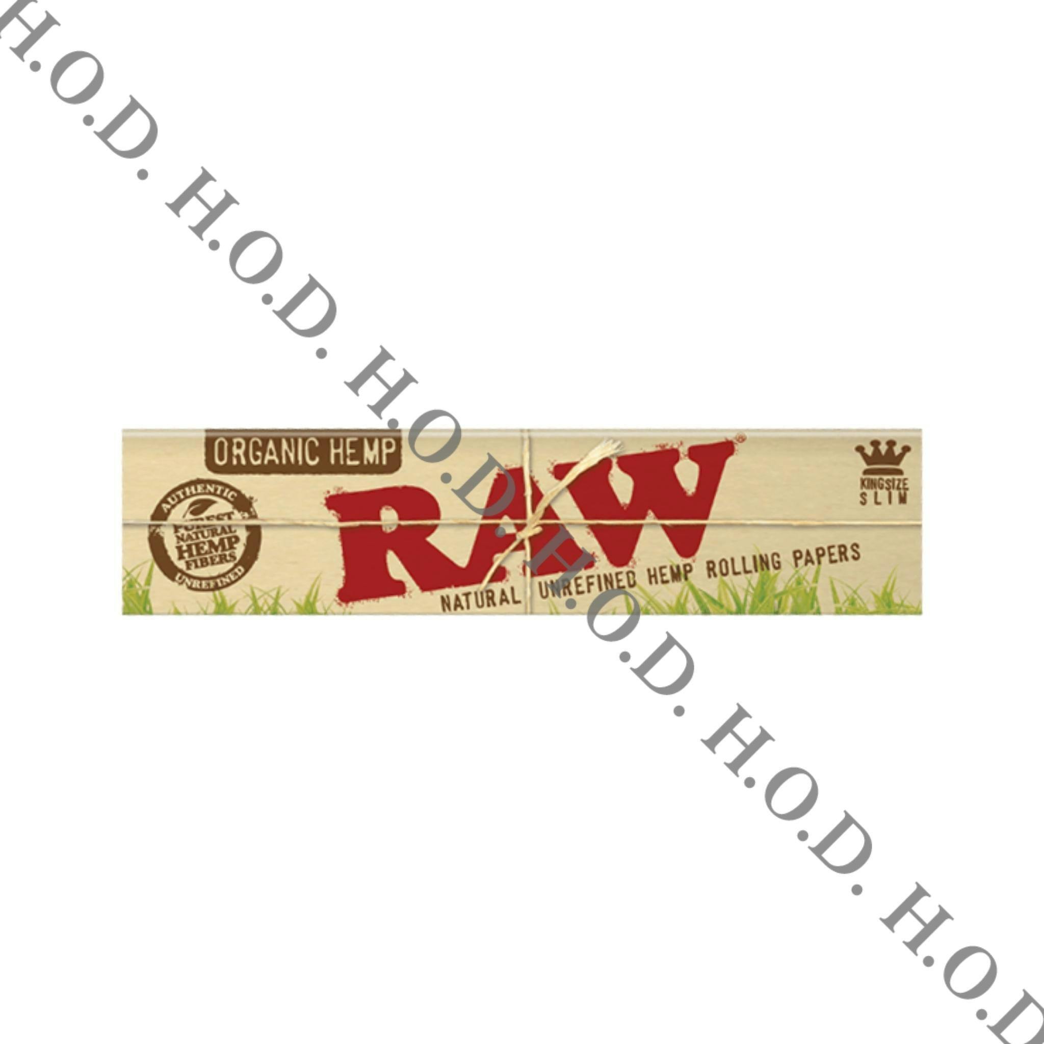 Raw Organic Hemp Slim Rolling Papers King Size