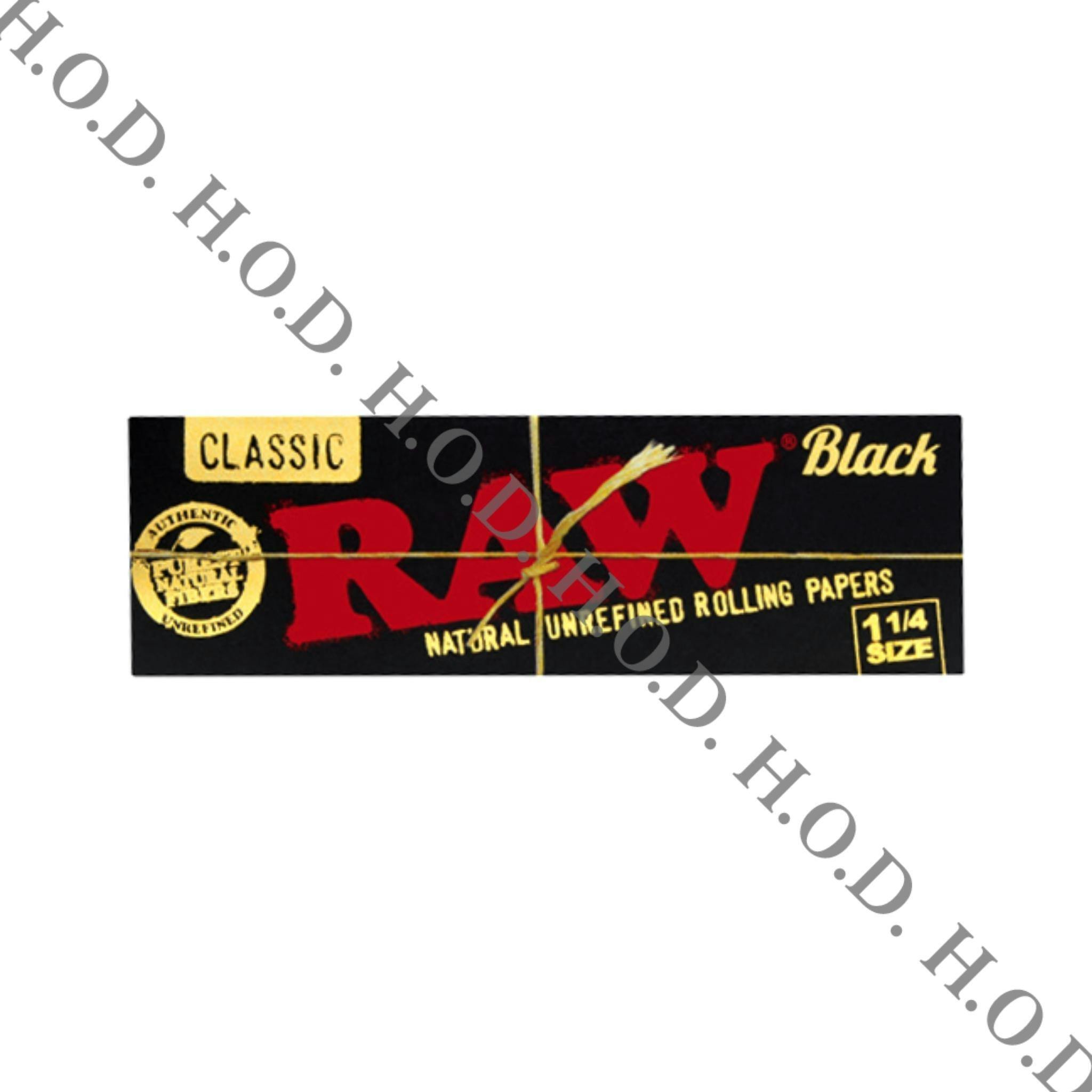 Raw Black Rolling Papers 1 1/4