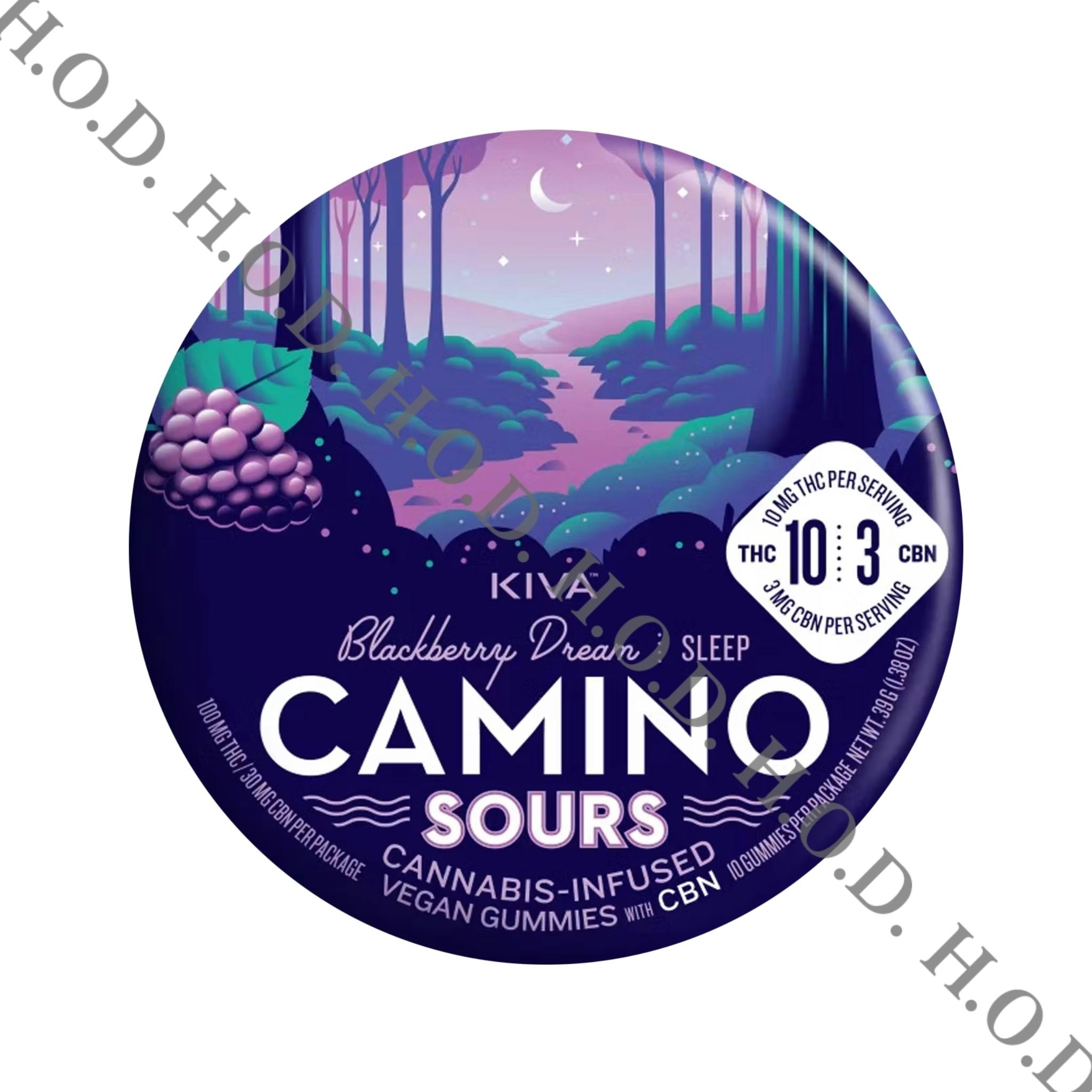 Camino Blackberry Dream Sleep Gummies 10:3 THC/CBD 10MG/3MG
