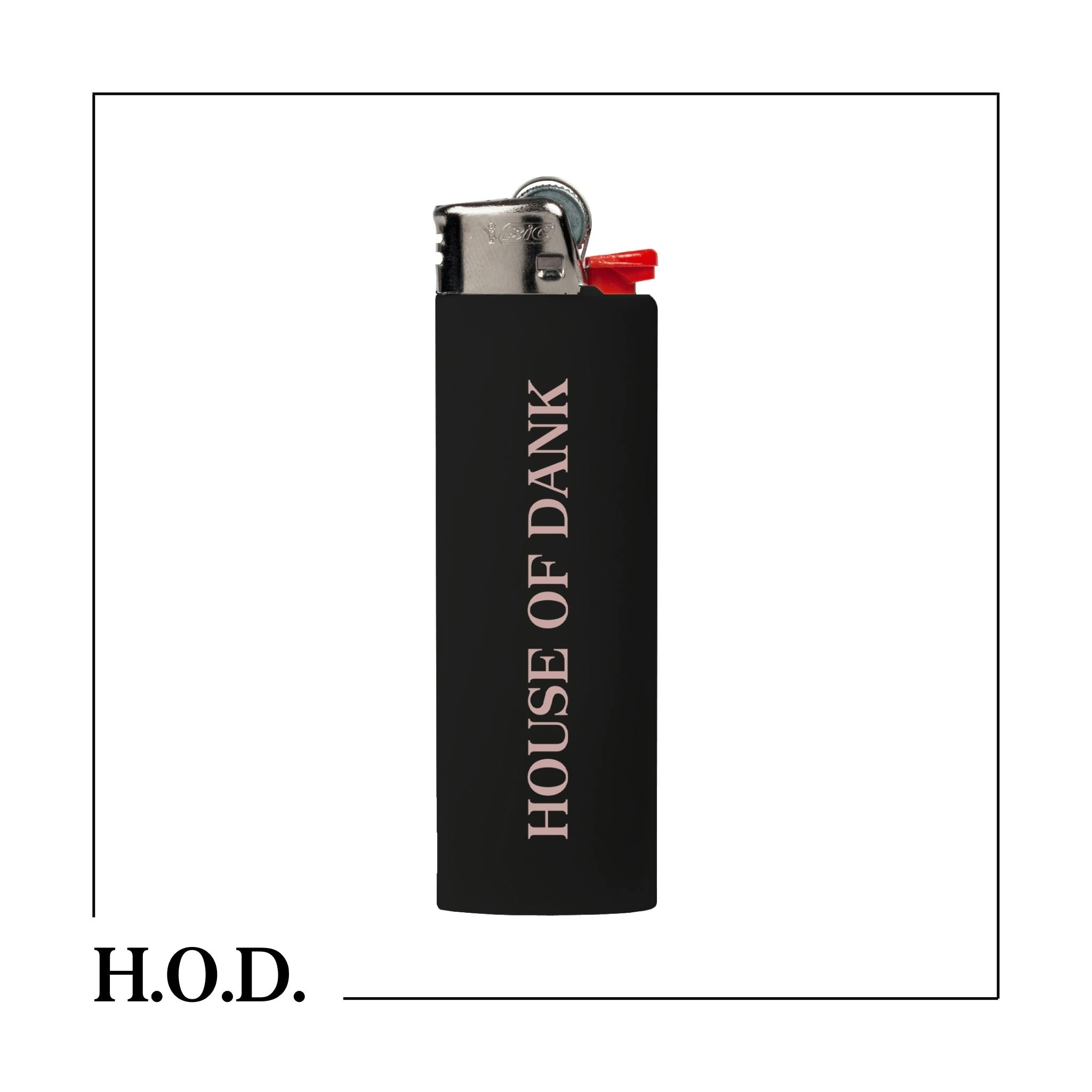 H.O.D. OG Black/Pink Bic Lighter