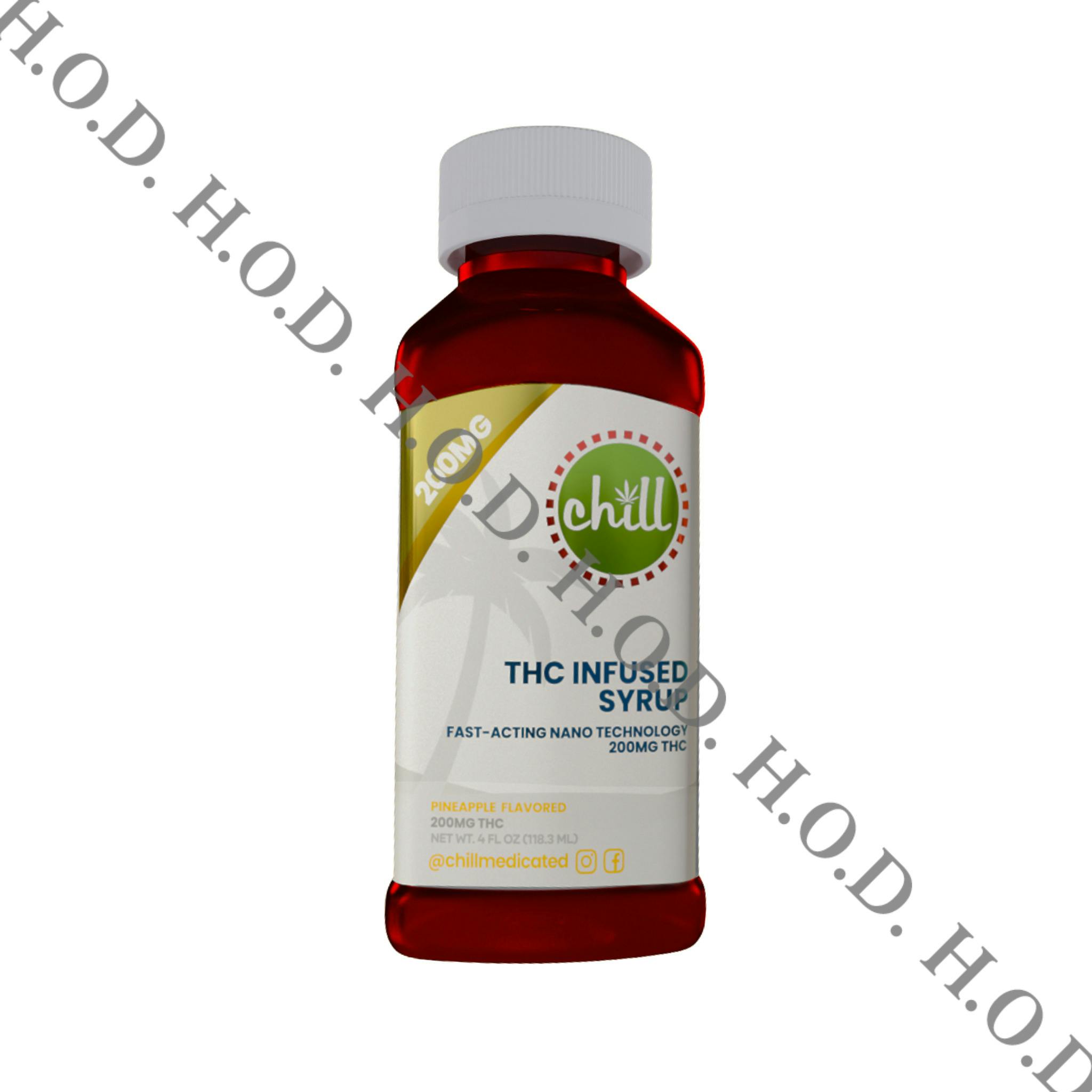 Chill Medicated Pineapple THC Syrup