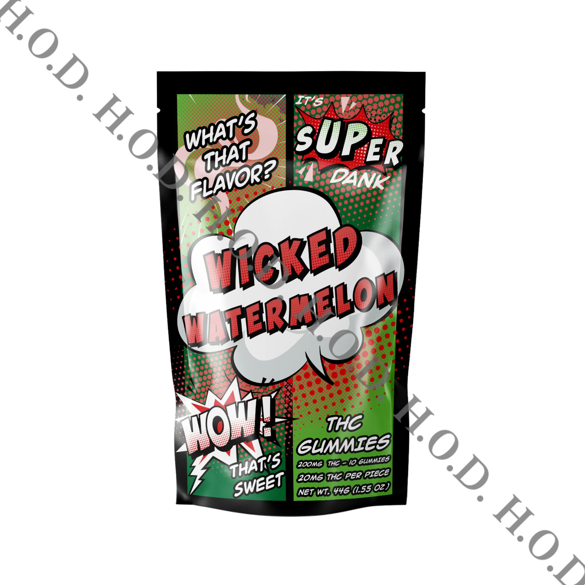 Super Dank Wicked Watermelon Gummies