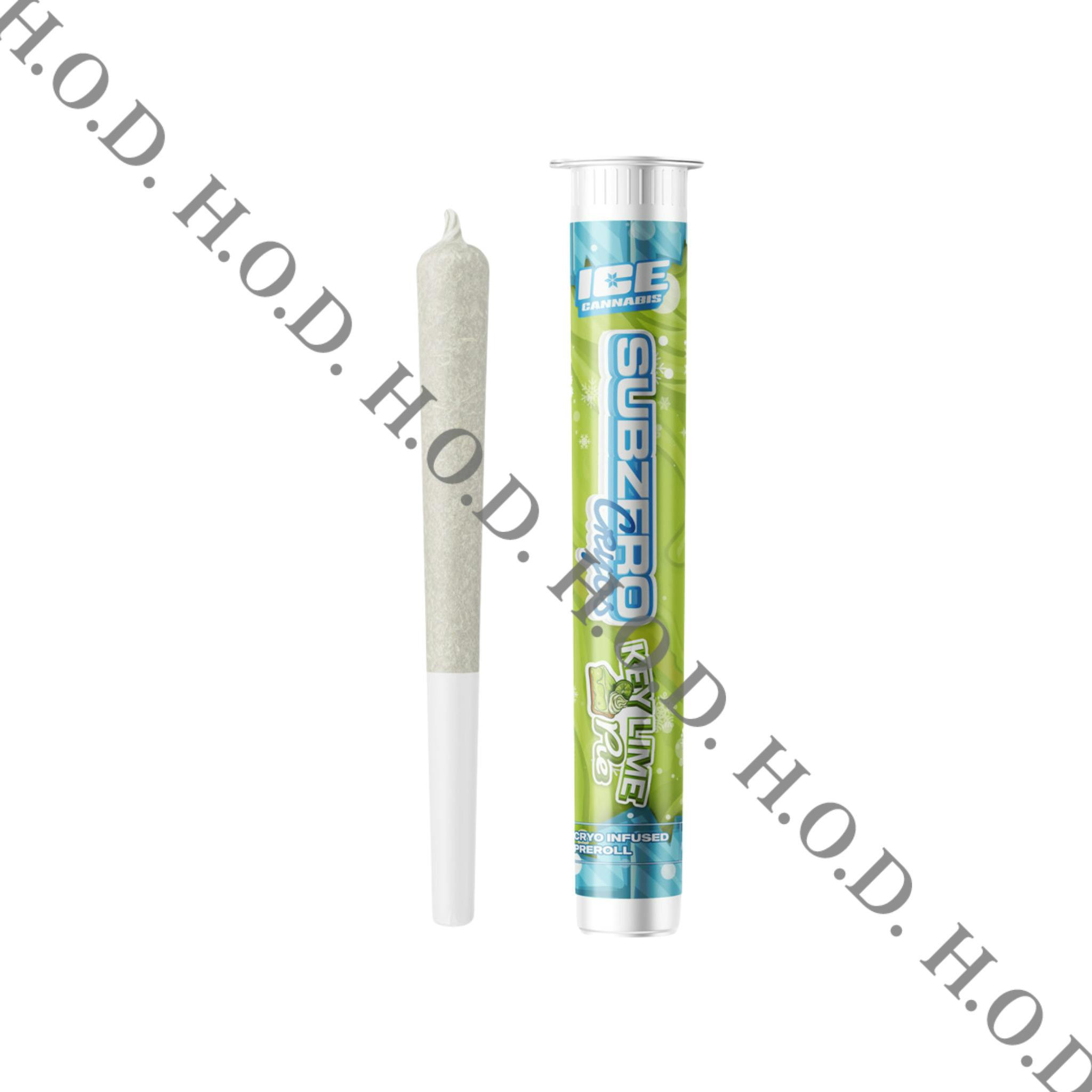 Ice Cannabis Key Lime Pie Subzero Cryo Infused Pre-Roll