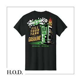 H.O.D. Gas Station Black Short Sleeve Tee M