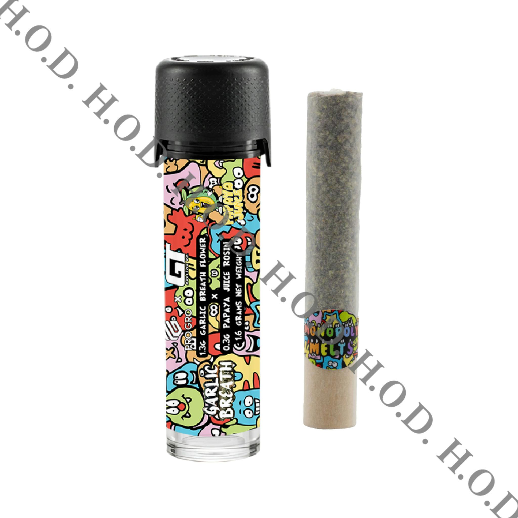 Monopoly Melts Barbie Runtz x Zquishee Hash Hole Pre-Roll