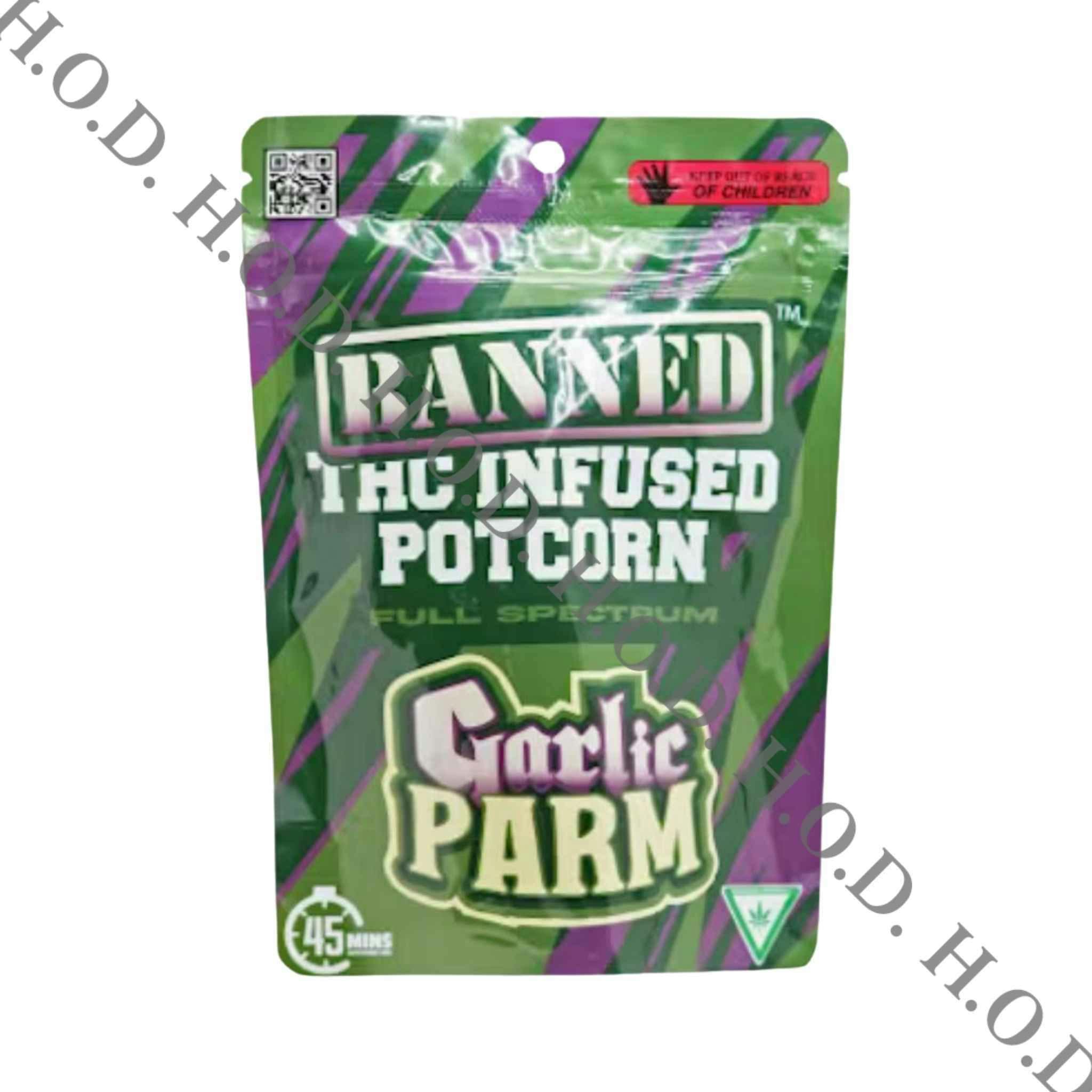 Banned Garlic Parm Potcorn