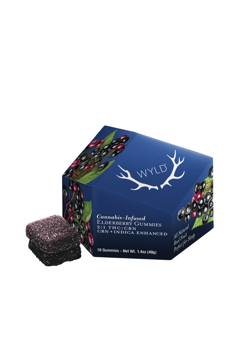 Elderberry | 2:1 THC:CBN Gummies | 100mg | 10ct | 10mg/ea by WYLD