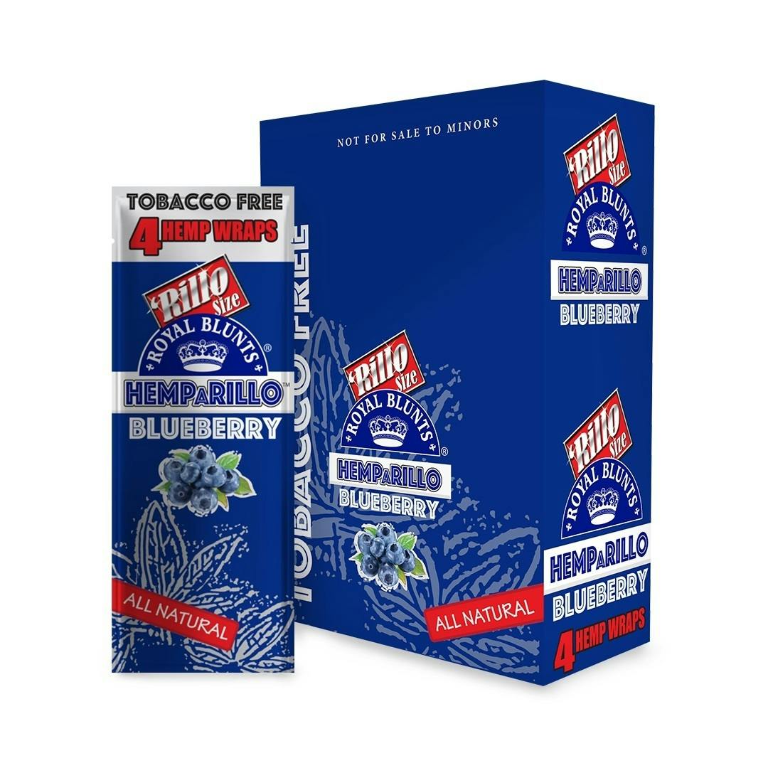 Royal Blunts-4Pk Hemp Wraps-Blueberry at High Tides Premium Cannabis Dispensary