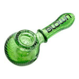 BLOWN Glass Goods - The Dreamer - 4" HP w/ Honeycomb in BLOWN BOX - Green