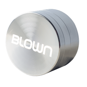 BLOWN Brand Grinder- 63mm, 4 piece, Silver