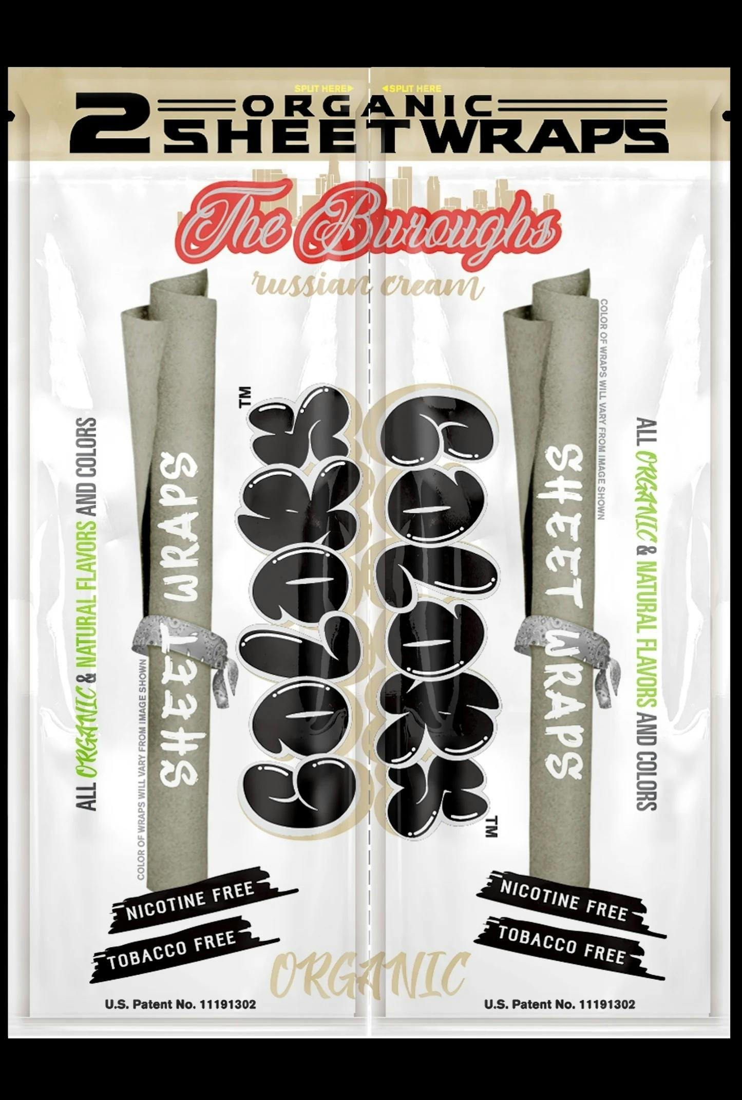 Sheet Wraps Colors Burroughs at High Tides Premium Cannabis Dispensary