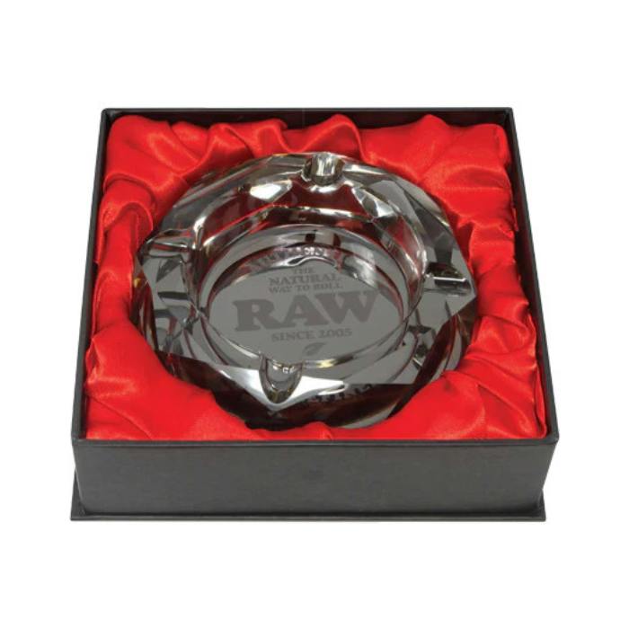 Raw Glass Ashtray Darkside
