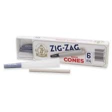 Zig Zag Pre-rolled Cones 1 1/4 White