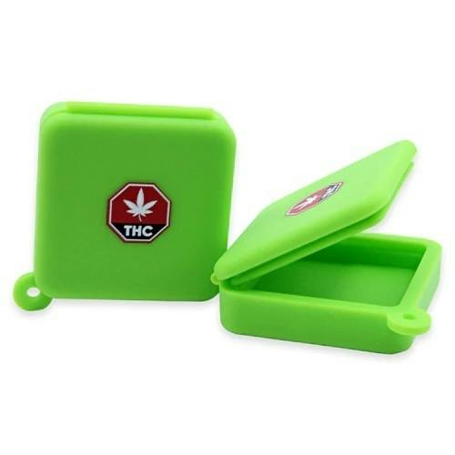 Keychain Stash Jar 1.5" Green