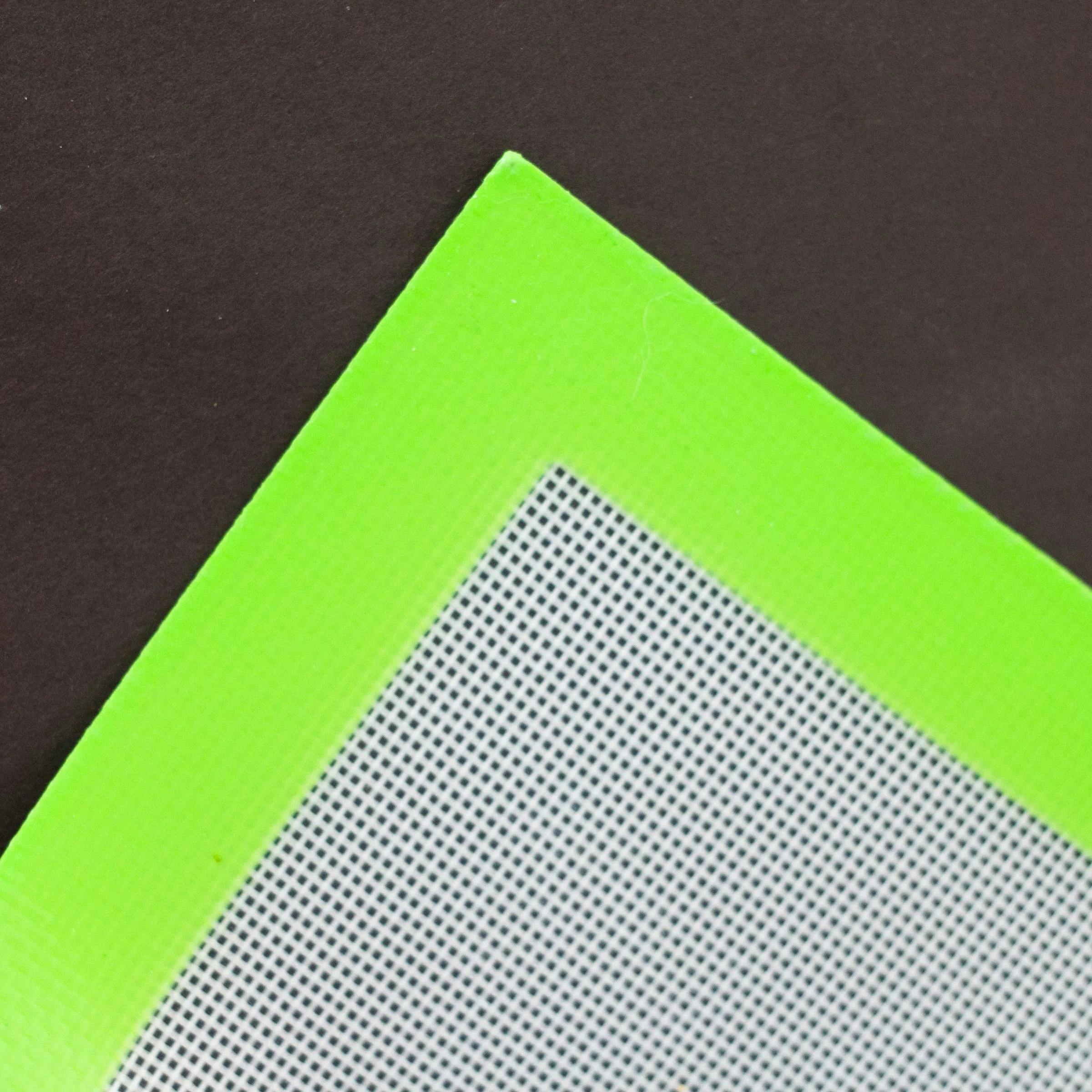 Non-Stick Silicone Dab Mats Rectangle Large Green