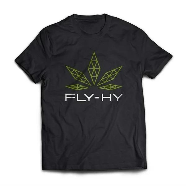 Fly-High Big Logo T-Shirt Black Medium