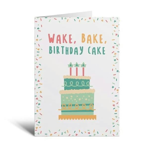 Canna Cards Assorted- Wake, Bake, Birthday Cake