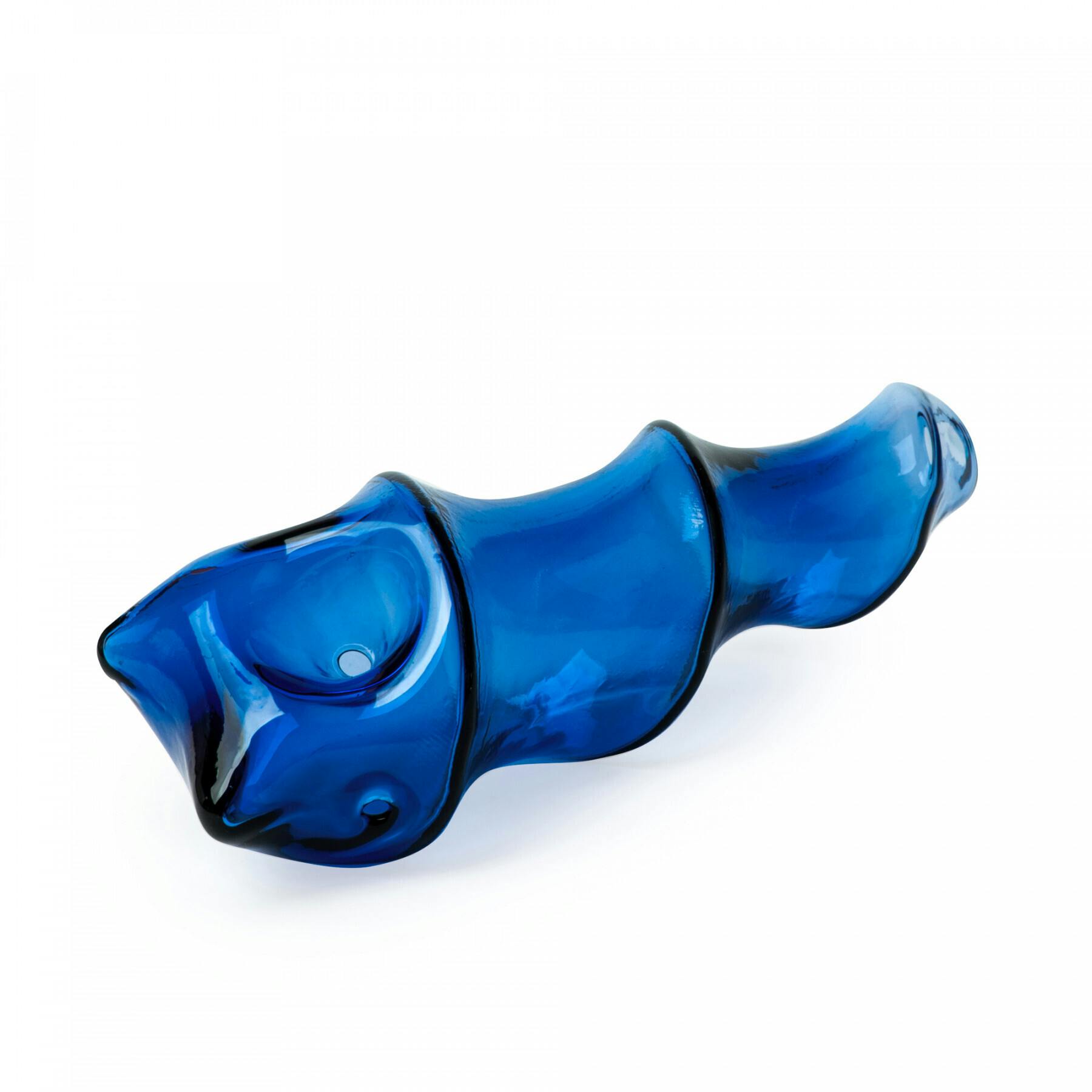 5" Shell Hand Pipe - Blue