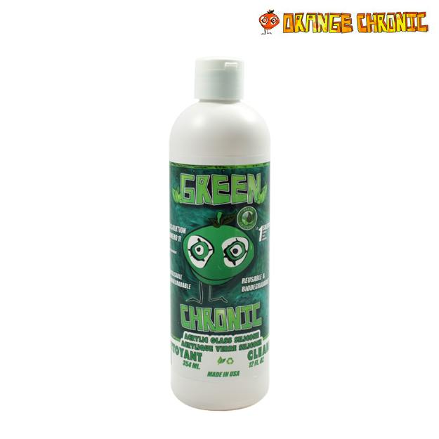 Orange Chronic Green Pipe Cleaner 12oz plastic/acrylic formula