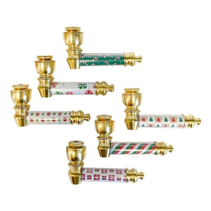 Seasonal Decal Metal Pipe